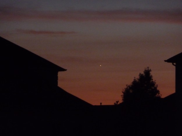 Venus, visible in the west after sunset. Photo: Ranjan Mukherjee