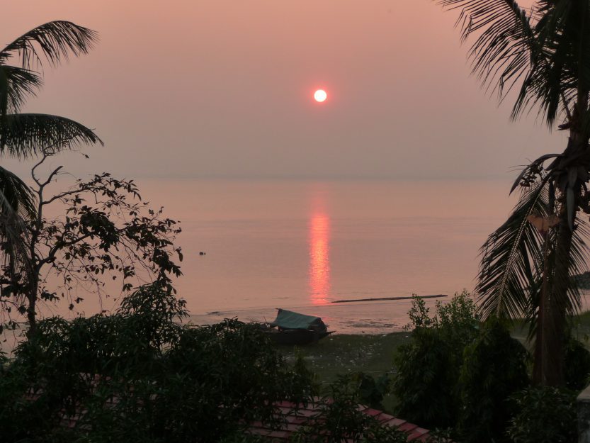 Sunset on the Ganges, India