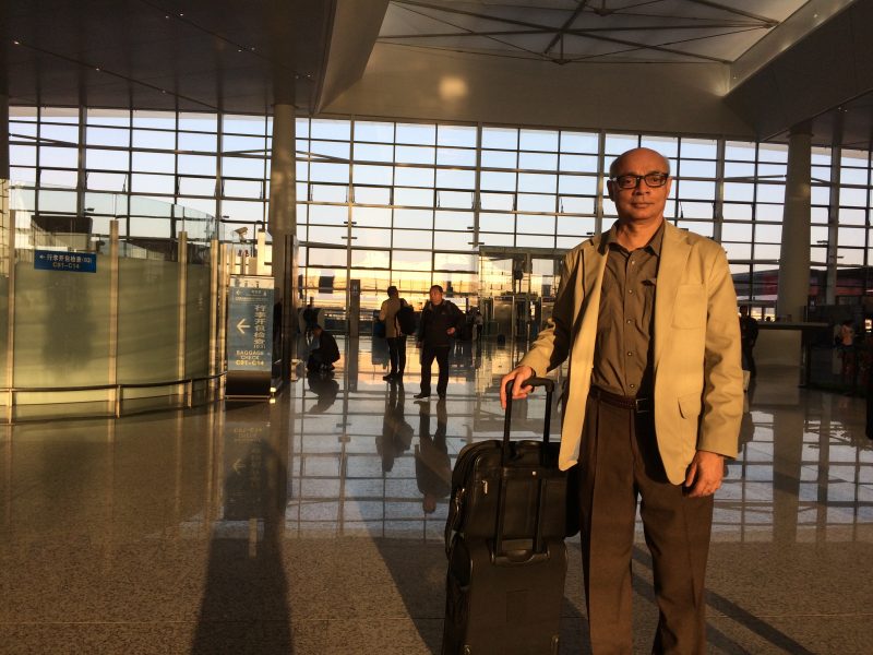 Departing Wenzhou airport