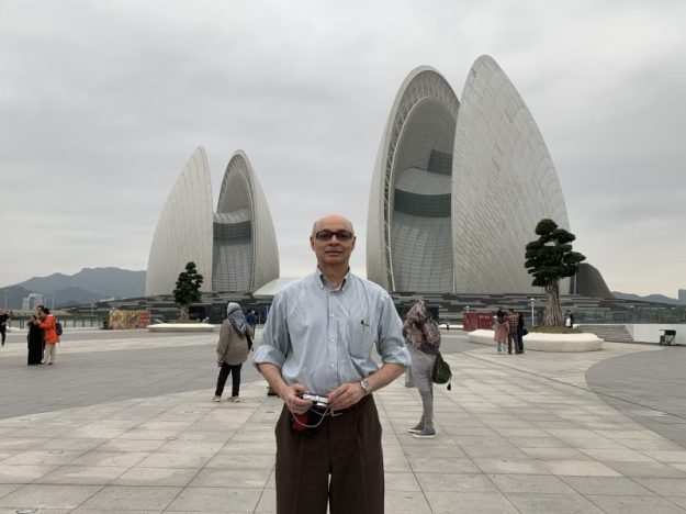 In front of the Zhuhai Opera House, Guangdong, China