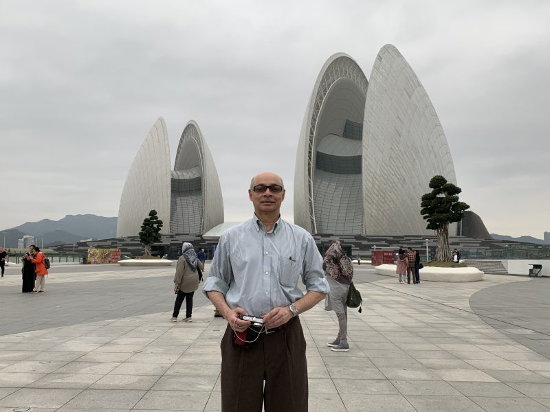 In front of the Zhuhai Opera House, Guangdong, China