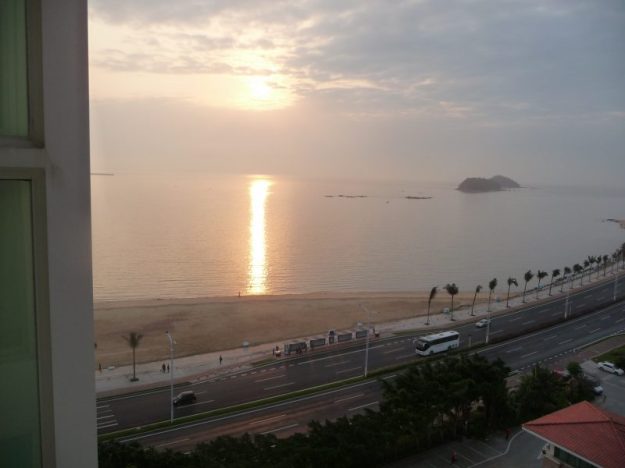 Sunset over the South China Sea