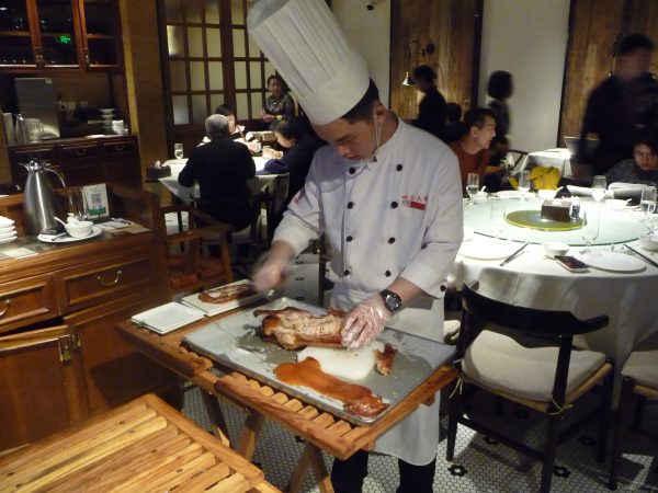 Beijing Duck carving