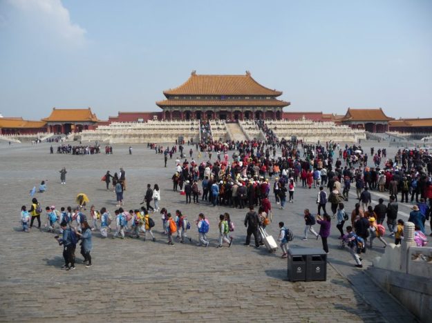 On a school trip to the Forbidden City