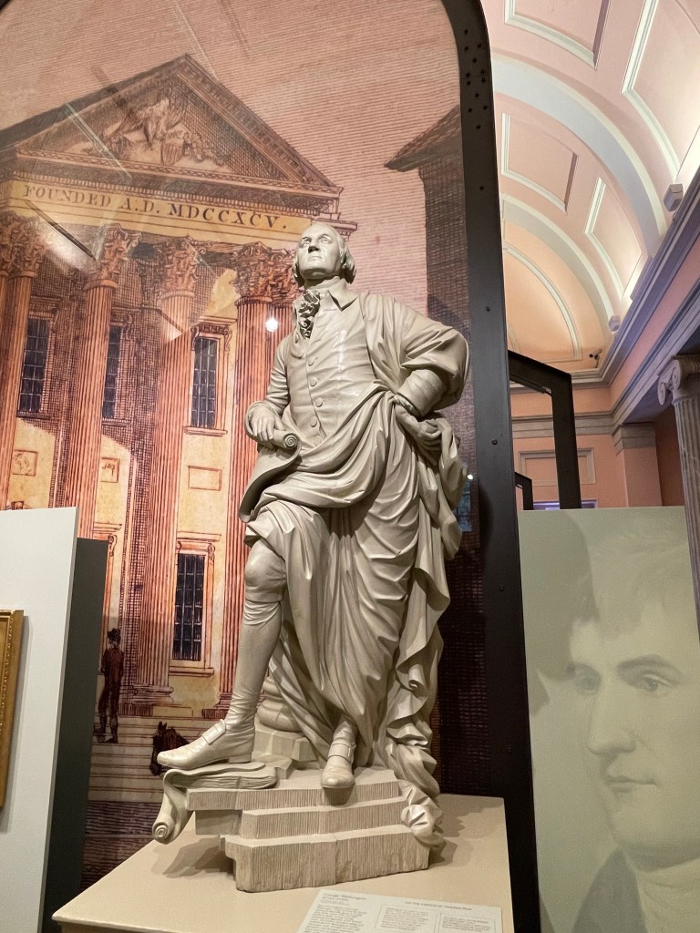 George Washington in a Roman Toga, Portrait Gallery, Philadelphia