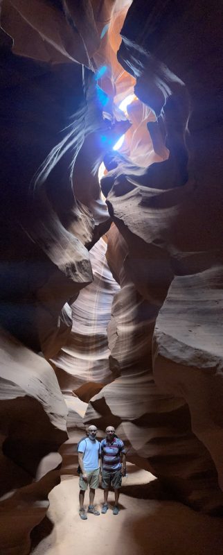 My son and I in Antelope Canyon.