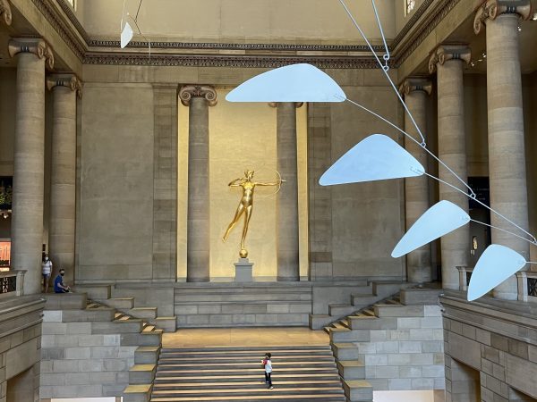 Diana in the Great Stair Hall.