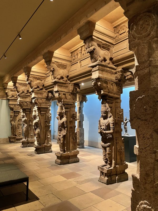 Pillared Temple Hall, India.