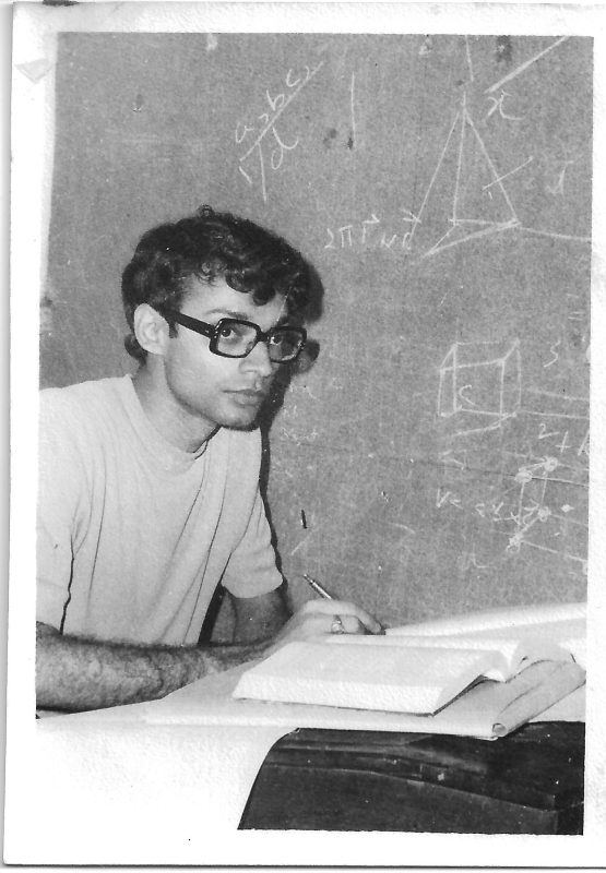 Undergraduate, Calcutta, 1974