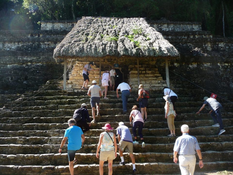 Temple XIII, Tomb of the Red Queen Palenque, Mexico.