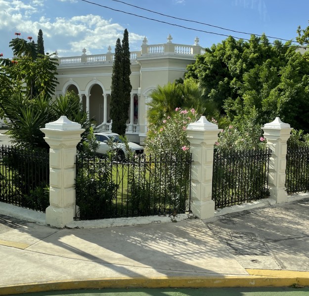 Villa along the Paseo de Montejo, Merida.
