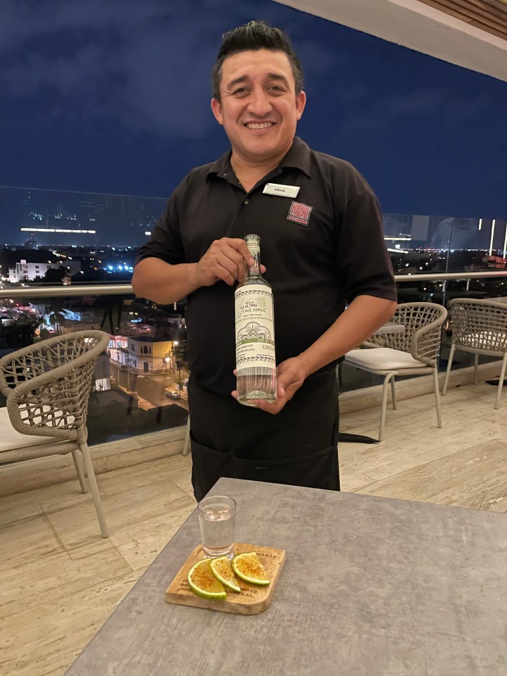 Jose Alfredo, out bartender at Kioyu sky lounge, Merida.