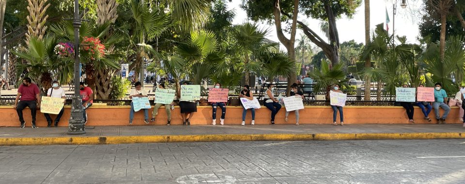 Protest in Merida.
