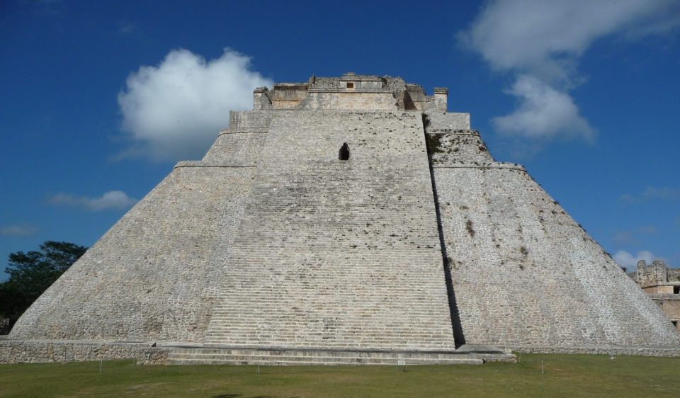 Pyramid of the Magicians, Uxmal, Mexico.