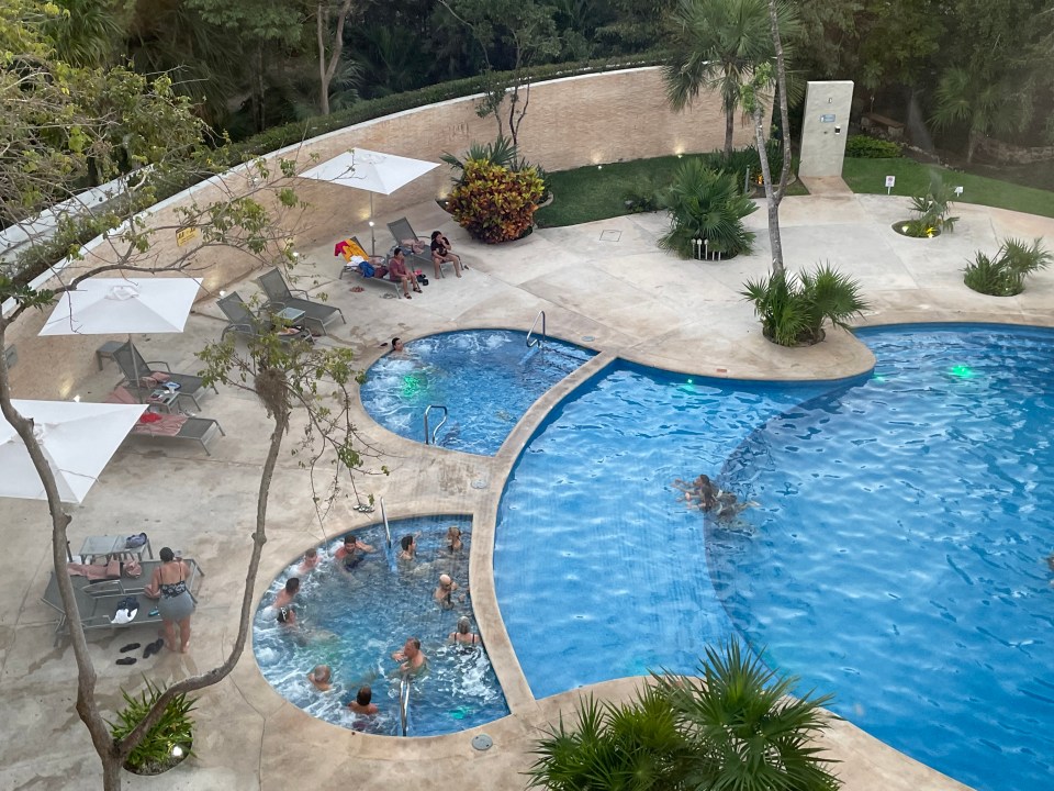 Swimming pools at Fairfield Inn and Suites by Marriott Cancun Airport