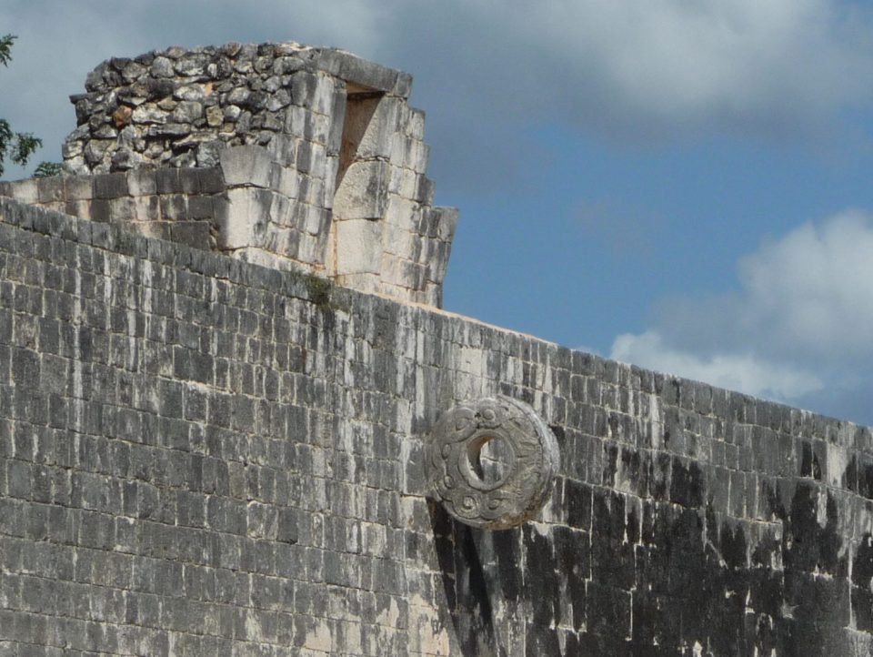 Hoop, Ball Court, Chichen Itza.