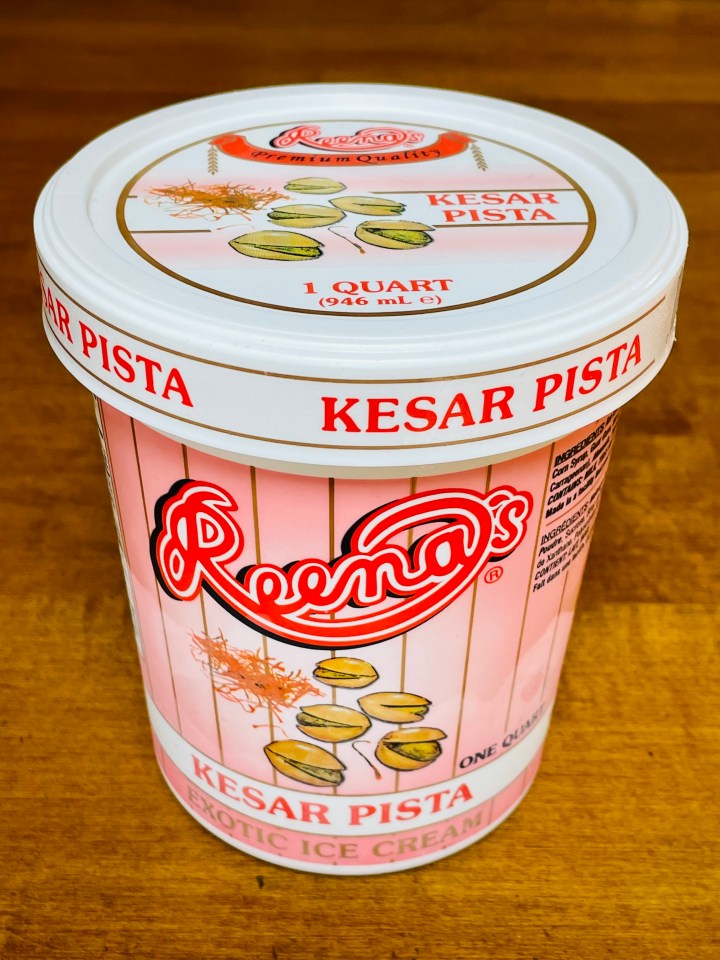 Saffron Pista Ice Cream