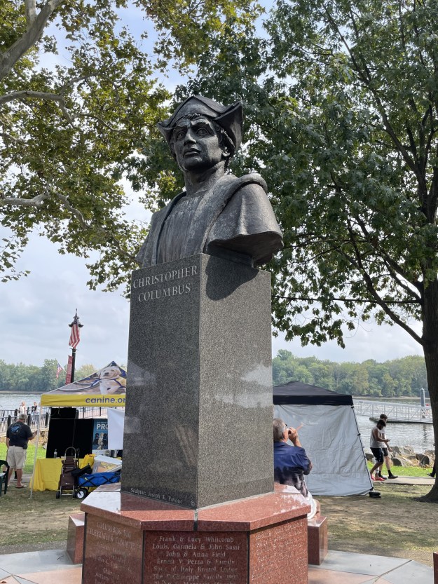 Statue of Columbus, Bristol, PA.