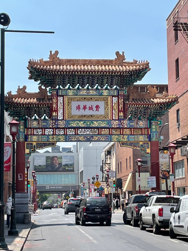 The Chinatown Arch, Philadelphia.