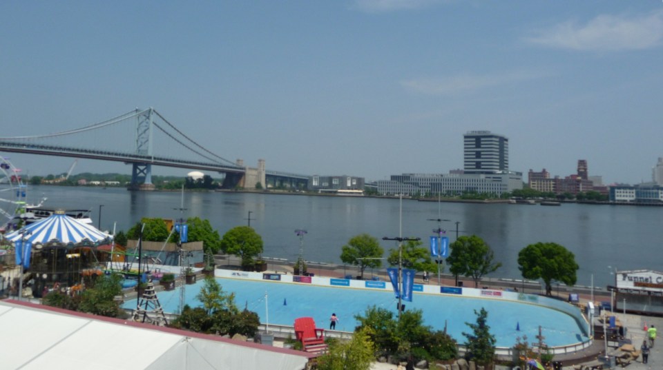 View of the Delaware River, Philadelphia.