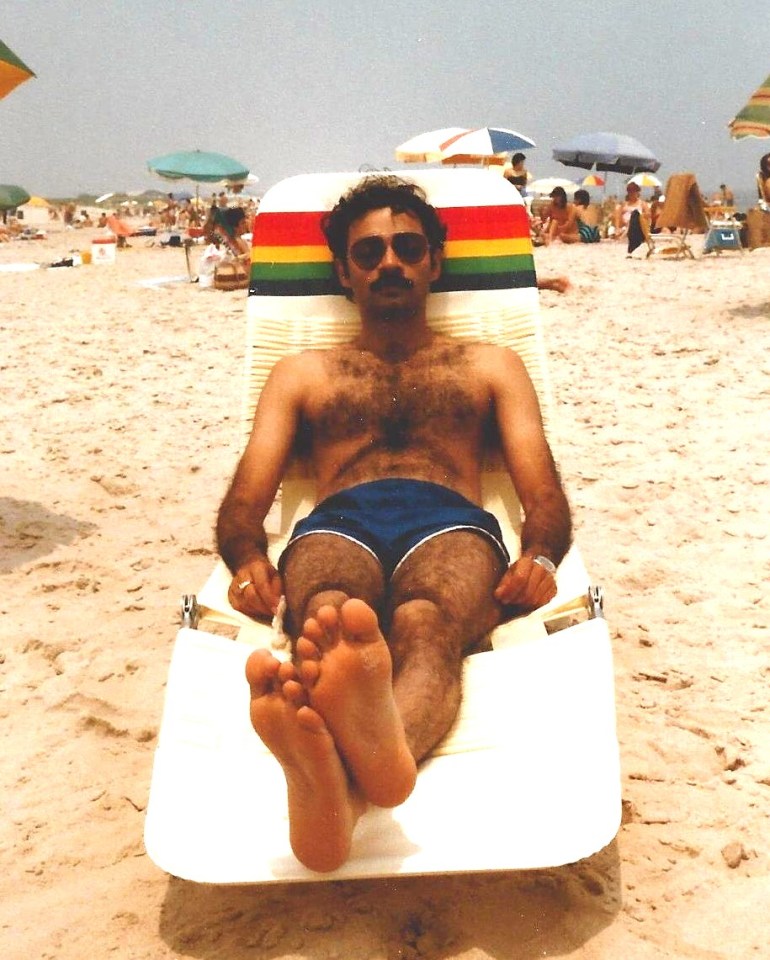 At the beach in Delaware.