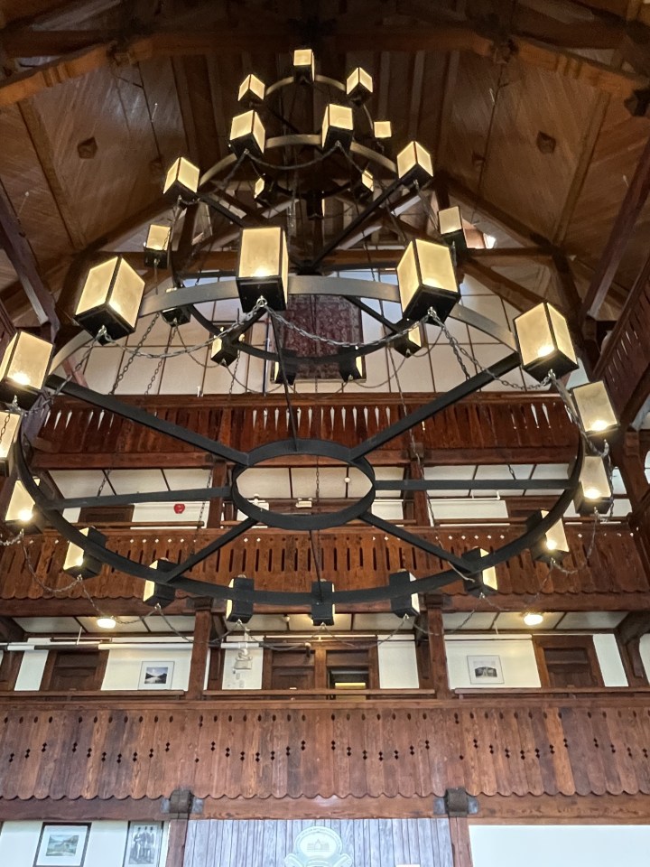 Chandelier in Prince of Wales Hotel, Waterton.