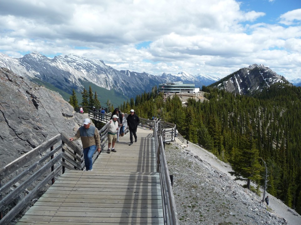 Summit Mountain boardwalk, Banff.